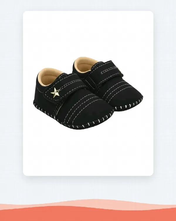 Puresole Soft Velvet Baby Booties for Boys