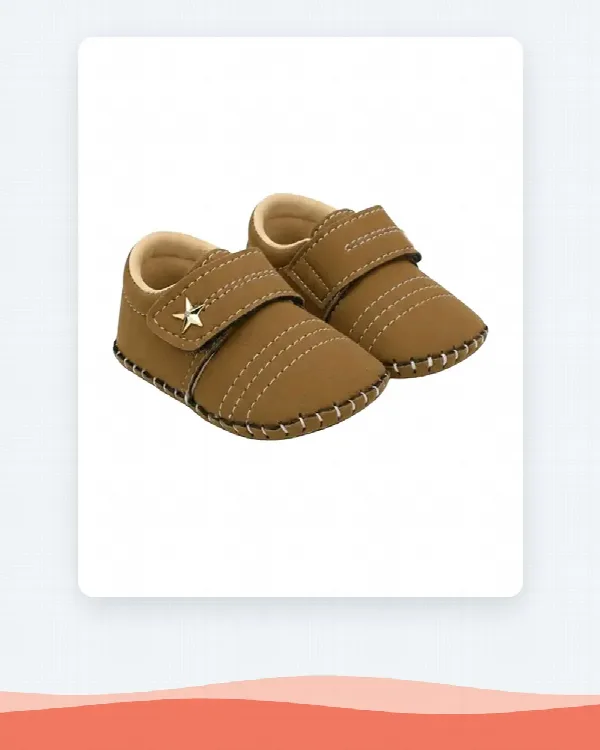 Puresole Soft Velvet Baby Booties for Boys